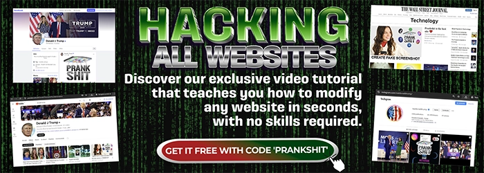 how hack website easy edit text video photo prankshit