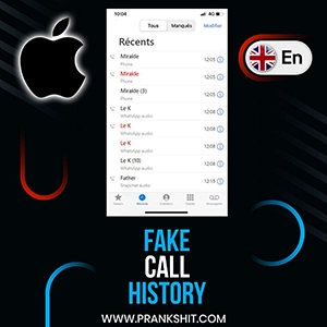 fake call history generator