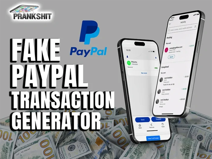 Fake PayPal Generator