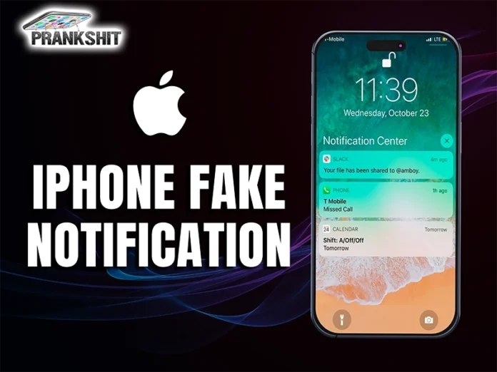 Fake Notification iPhone