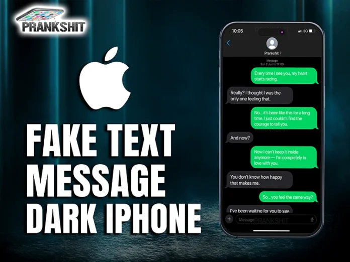 Fake Text Message iPhone