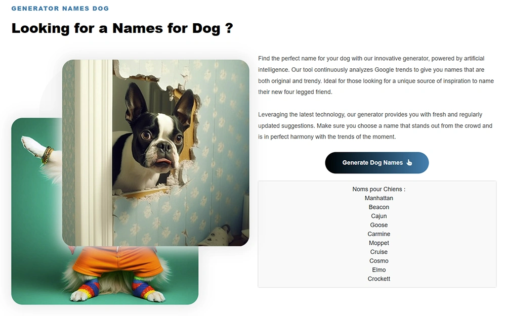 dog names