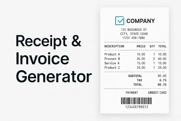 invoice receipt generator prankshit free