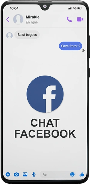 fausse conversation Facebook iPhone screenshot fake