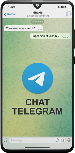 fausse conversation Telegram iPhone screenshot fake