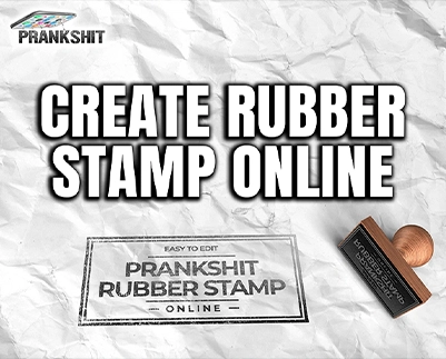 Rubber stamp generator official custom tool realistic online