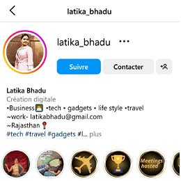 Latika Bhadu - Prankshit Creator Social Media