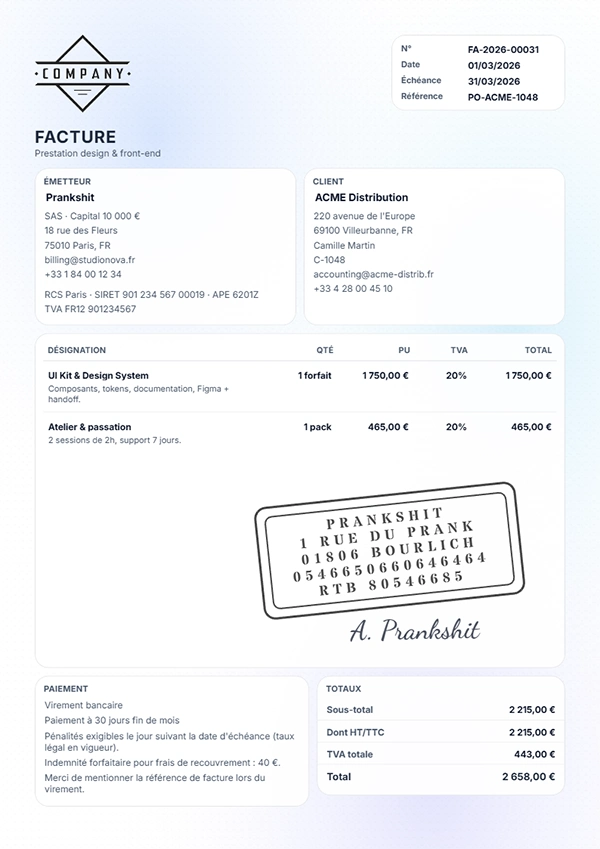 free online invoice, prank, invoice, receipt, stamp rubber, till receipt, invoice stamp